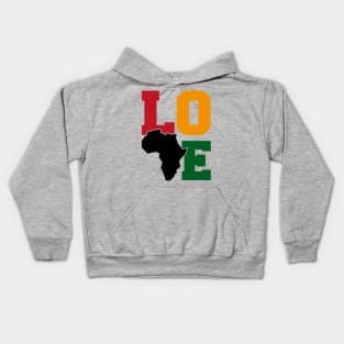 black history love Kids Hoodie